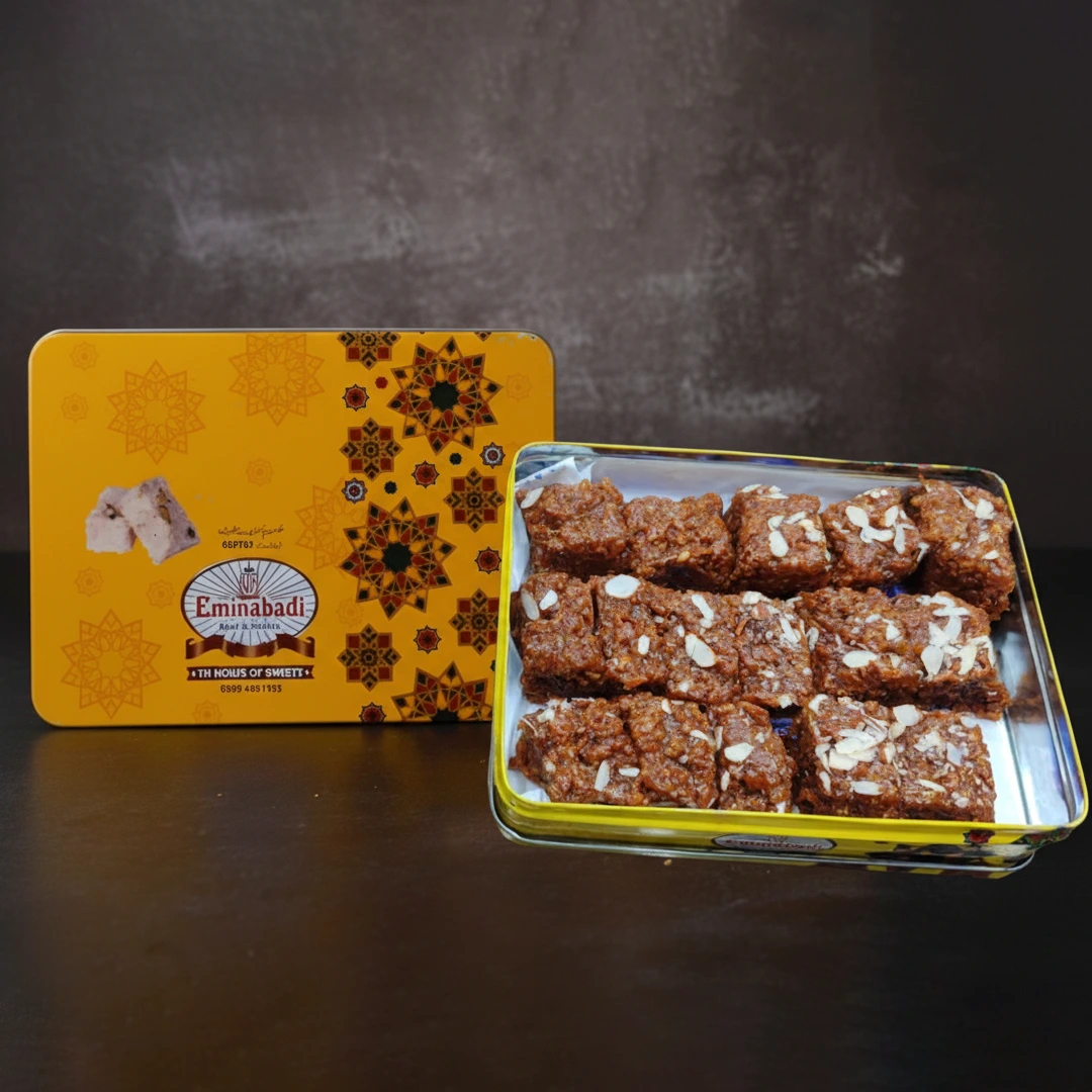 Eminabadi Sohan Halwa Authentic Multani Style Desi Ghee Halwa - Image 4