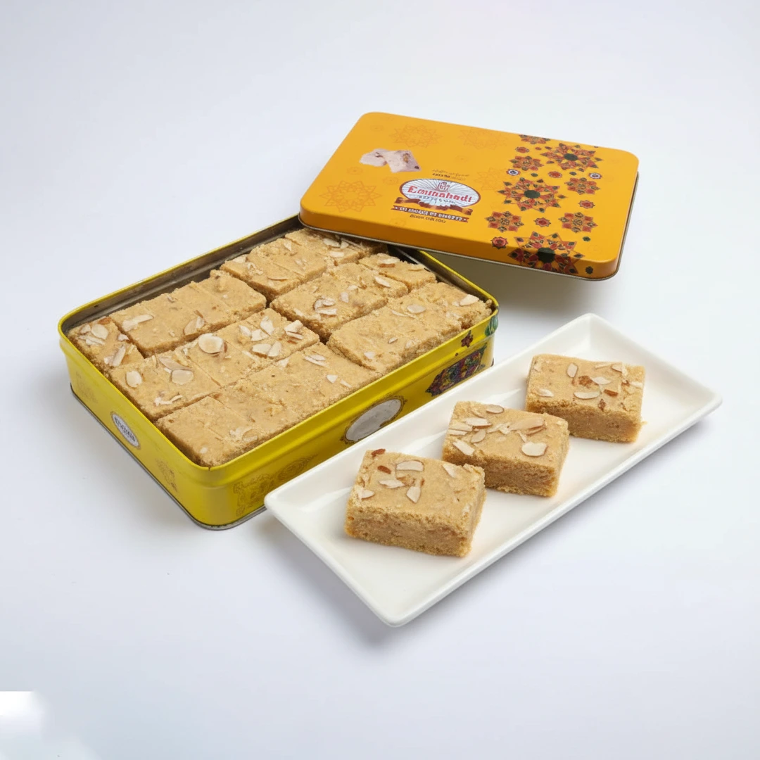 Eminabadi Khoya Barfi Made with Pure Milk, Khoya and Desi Ghee