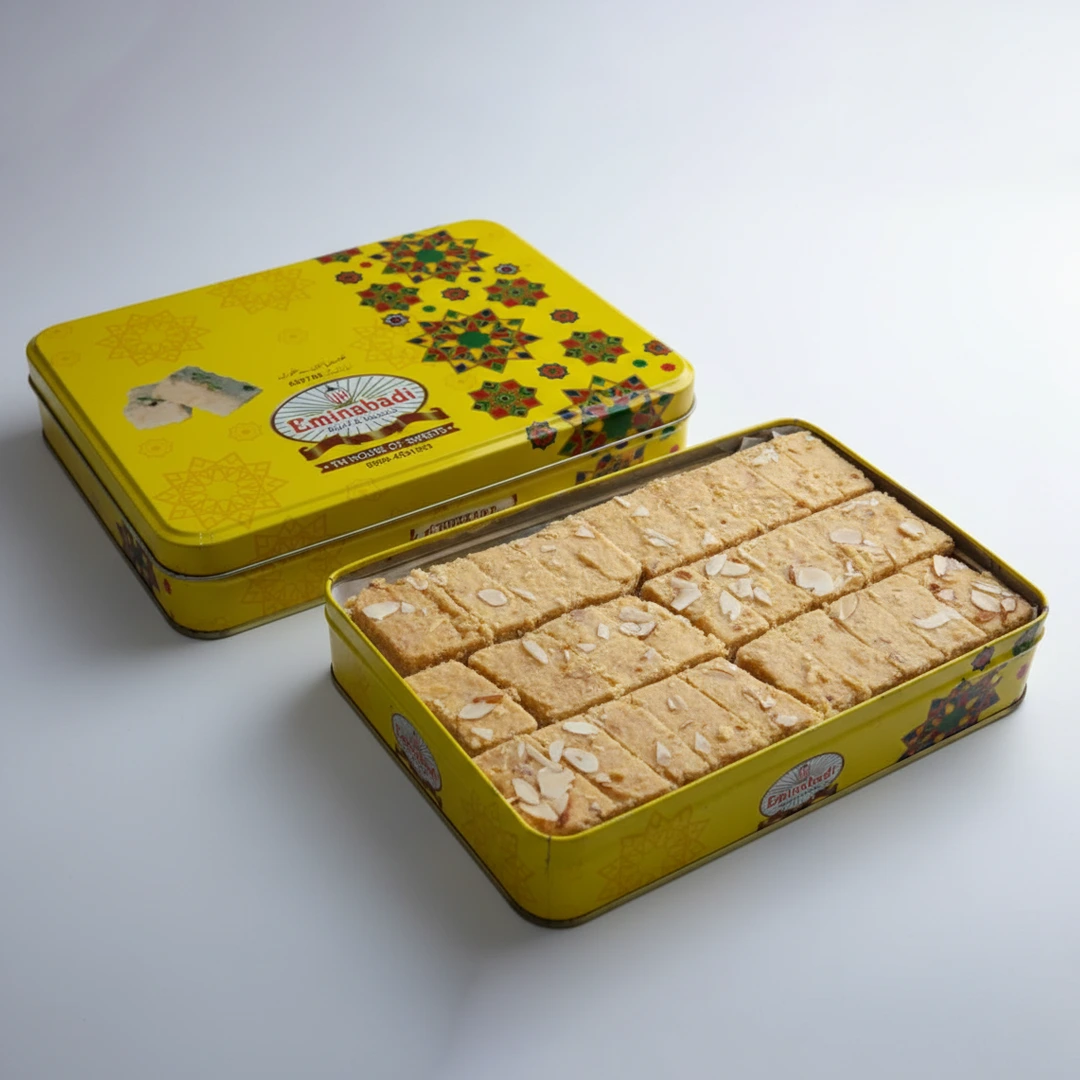 Eminabadi Khoya Barfi Made with Pure Milk, Khoya and Desi Ghee - Image 5